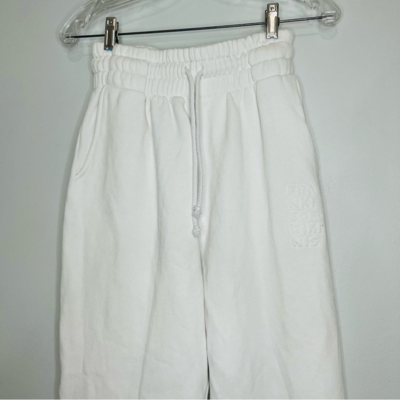 Frankies Bikinis Frank sweatpants in White size large - Picture 3 of 8